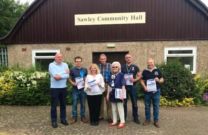 Erewash Conservatives campaigning in Sawley