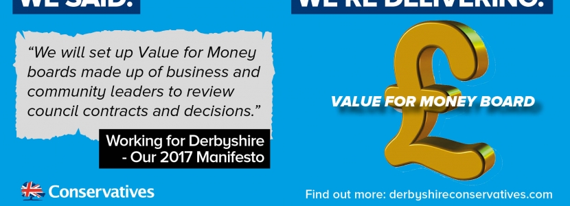 Derbyshire Conservatives Value for Money Board