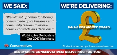 Derbyshire Conservatives Value for Money Board